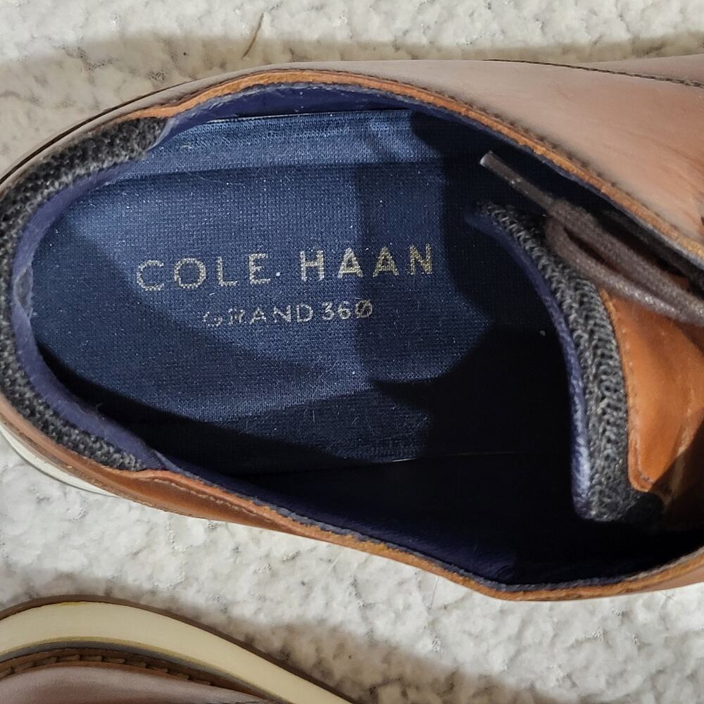 Cole Haan Brown Leather Derbys - Picture 5 of 7